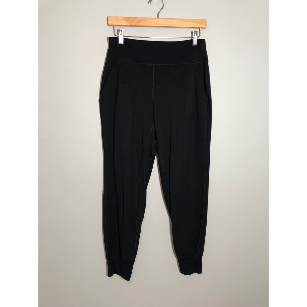 CRZ YOGA Jogger Pants Women Large Black High Waisted Athletic Yoga Pockets
